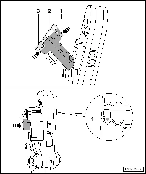 Audi Q3. Crimping Inner Conductor