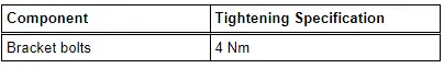 Audi Q3. Tightening Specifications