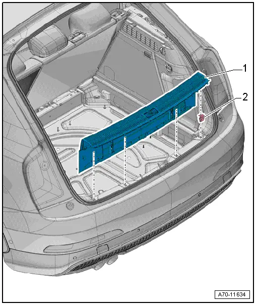 Audi Q3. Overview - Lock Carrier Trim