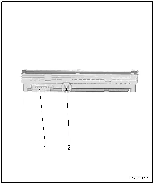 Audi Q3. Front Information Display Control Head -J685-