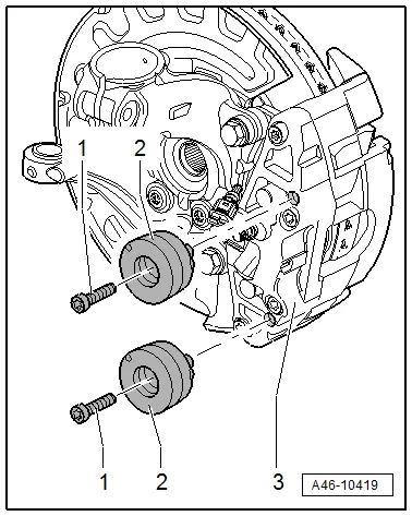 Audi Q3. Brake Caliper Balance Weight