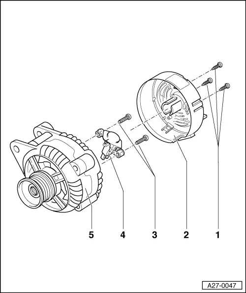 Audi Q3. Overview - Generator, Bosch through MY 2000