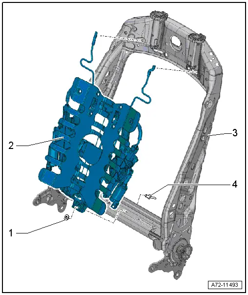 Audi Q3. Overview - Front Backrest, Lumbar Support