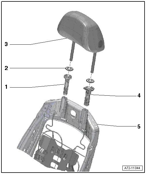 Audi Q3. Overview - Headrest