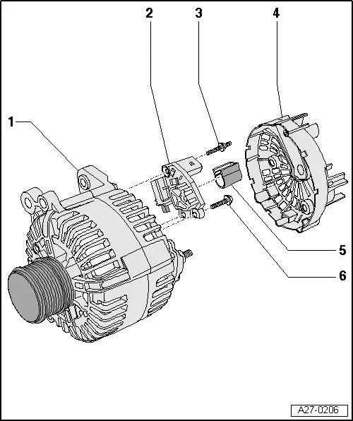 Audi Q3. Overview - Valeo Generator from 2001