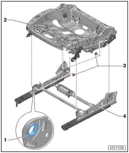 Audi Q3. Overview - Seat Pan, Power Front Seat