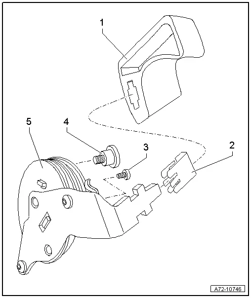 Audi Q3. Overview - Seat Pan, Seat Angle Adjuster